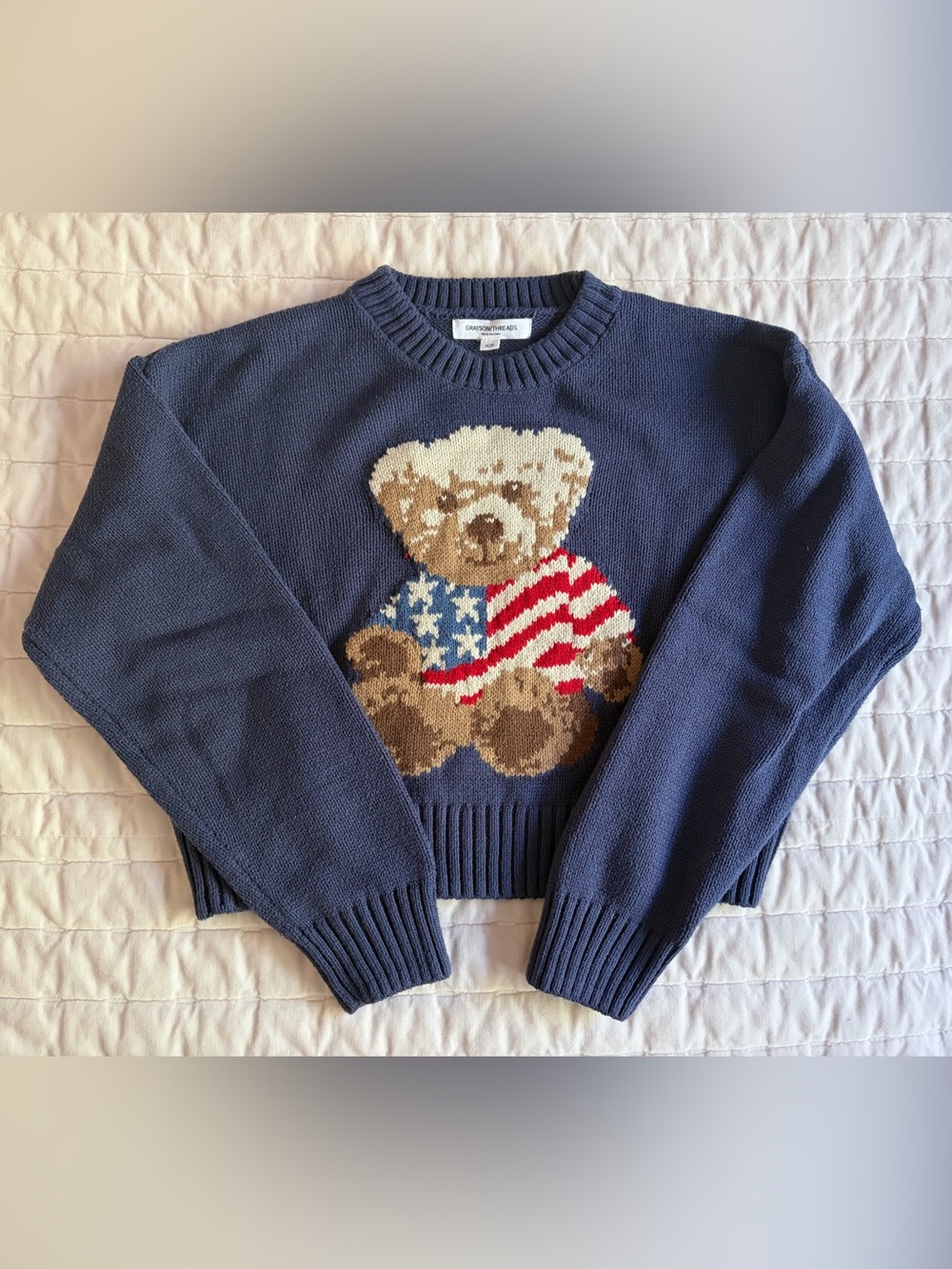 Women’s Teddy Bear Flag Sweater